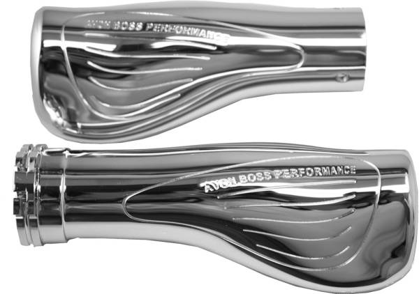 AVON - BOSS PERFORMANCE GRIPS BILLET (CHROME) - Image 1