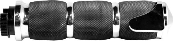 AVON - AIR CUSHIONED GRIPS HEATED W/THROTTLE BOSS BLACK - Image 1