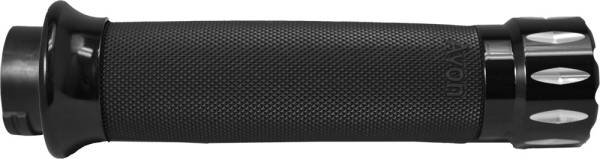 AVON - CABLE THROTTLE CUSTOM CONTOUR RIVAL GRIPS BLACK - Image 1