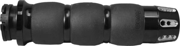 AVON - CABLE THROTTLE VELVET AIR GRIPS GATLIN BLACK - Image 1