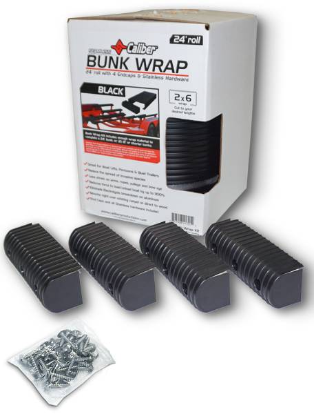 CALIBER - BUNK WRAP BLACK 2"X6"X16FT ROLL - Image 1