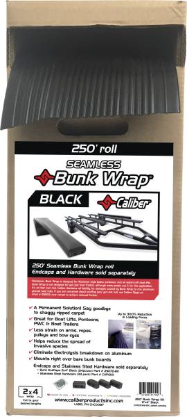 CALIBER - BUNK WRAP 250 FT. BULK ROLL BLACK 2X4" - Image 1