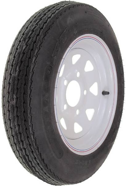 ITP - TRAILER SPARE TIRE W/5 HOLE WH EEL 20.5X10" WHITE 6-PLY - Image 1