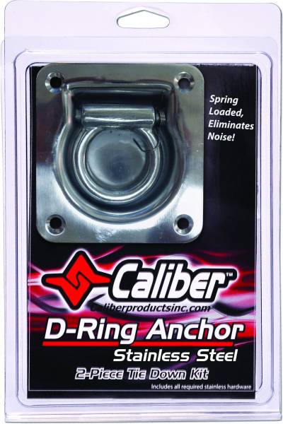 CALIBER - STAINLESS STEEL TRAILER D-RING KIT - Image 1