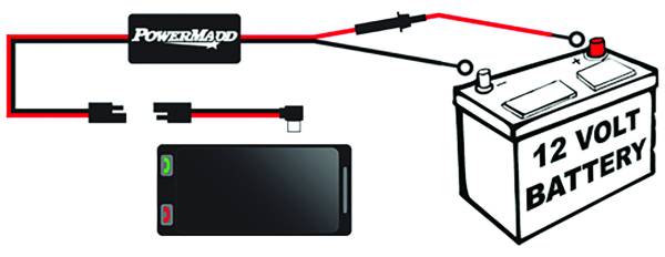 POWERMADD - POWER OUTLET MICRO USB 12V - Image 1