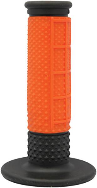 AVON - X.9 HALF WAFFLE GRIPS ORANGE/BLACK - Image 1