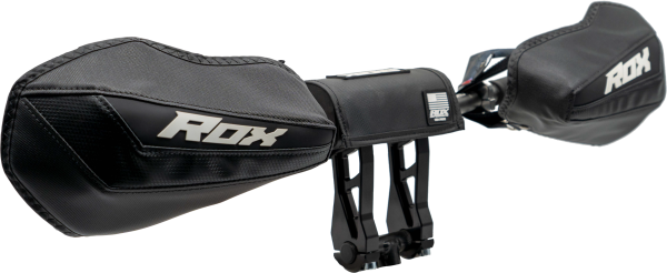 ROX - GEN '3 'FLEX-TEC 'HANDGUARDS BLACK/ WHITE - Image 1