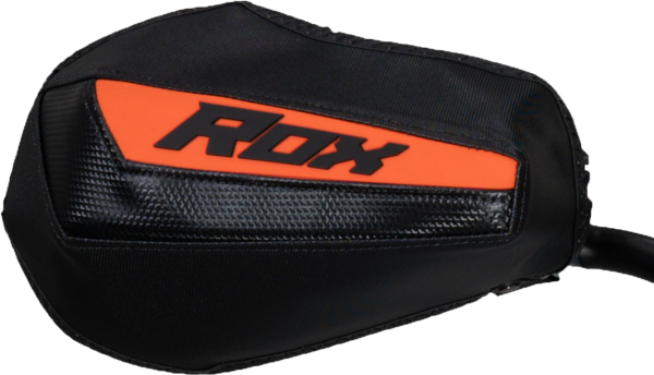 ROX - GEN 3 FLEX-TEC HANDGUARDS BLK/ORG - Image 1