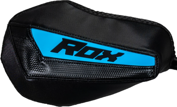 ROX - GEN 3 FLEX-TEC HANDGUARDS BLK/LT BLUE - Image 1