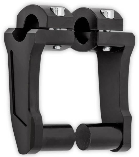 ROX - PIVOTING HANDLEBAR RISER BLACK 4" RISE - Image 1