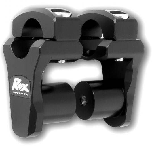 ROX - HANDLEBAR PIVOTING RISER 1-3/4"X1-1/8"X1-1/8" BLACK - Image 1