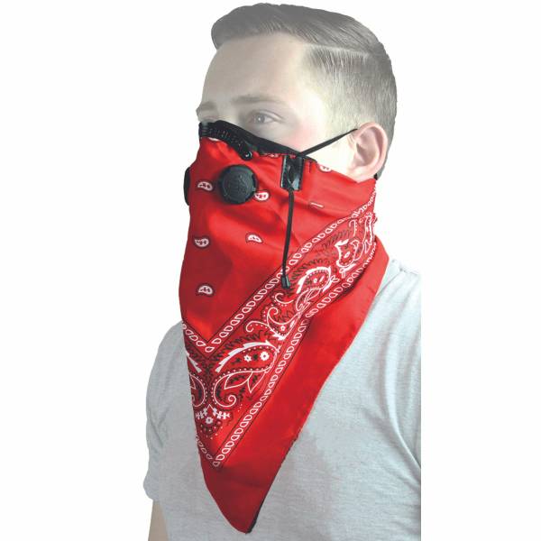 ATV TEK - DUST MASK BANDANNA RED - Image 1