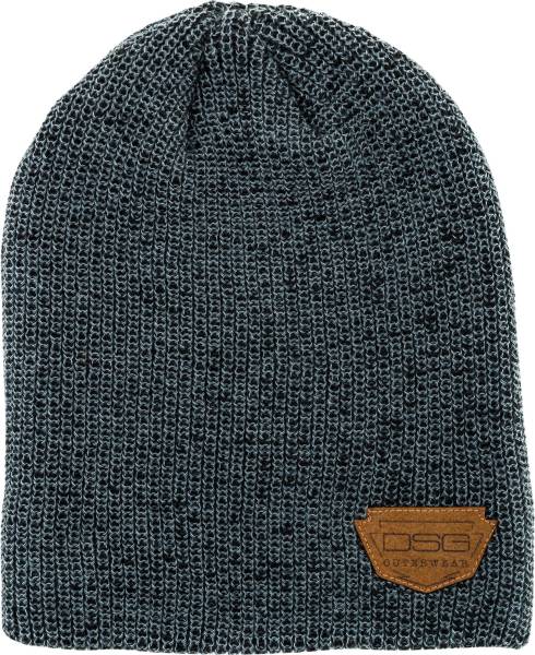 DSG - KNIT BEANIE CHARCOAL BLACK - Image 1