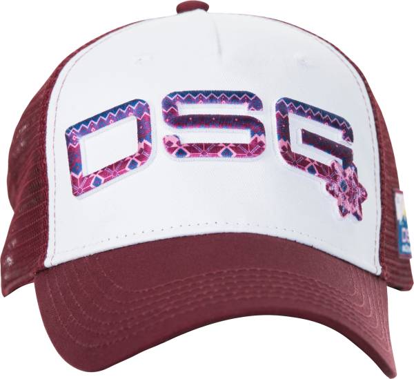 DSG - TRUCKER HAT MAROON/WHITE - Image 1