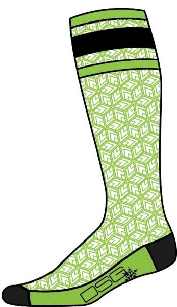 DSG - FLY LW PERFORMANCE MERINO WOOL SOCKS GREEN - Image 1