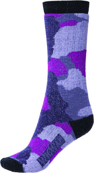 DSG - FLY MER WOOL HW SOCKS CAM PURPLE - Image 1