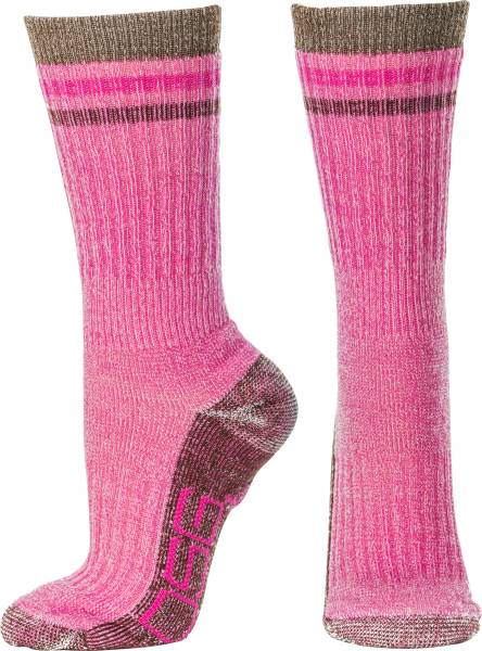 DSG - FLY MERINO WOOL SOCKS PINK - Image 1