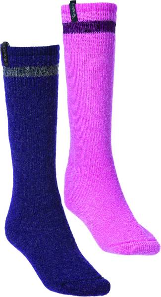 DSG - FLY WOOL HW SOCKS PINK/PURPLE - Image 1