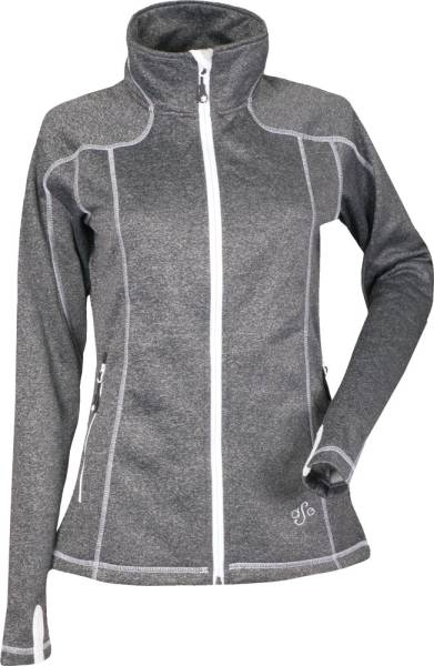 DSG - PERFORMANCE FLEECE BLACK HEATHER/WHITE 2X - Image 1