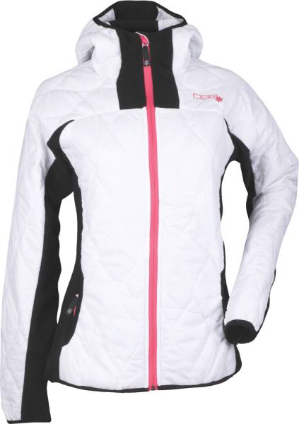 DSG - FLEECE JACKET WHITE/BLACK LG - Image 1