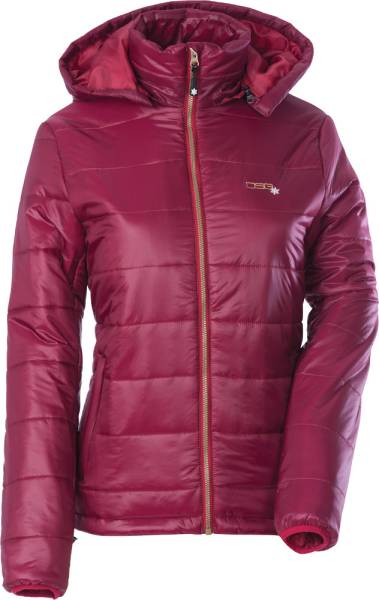 DSG - HOODED PUFFER JACKET LG GARNET RED - Image 1