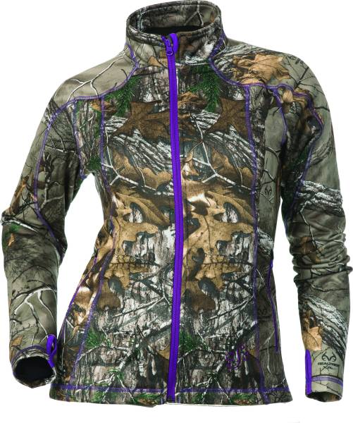 DSG - PERFORMANCE FLEECE JACKET REALTREE/PURPLE 2X - Image 1