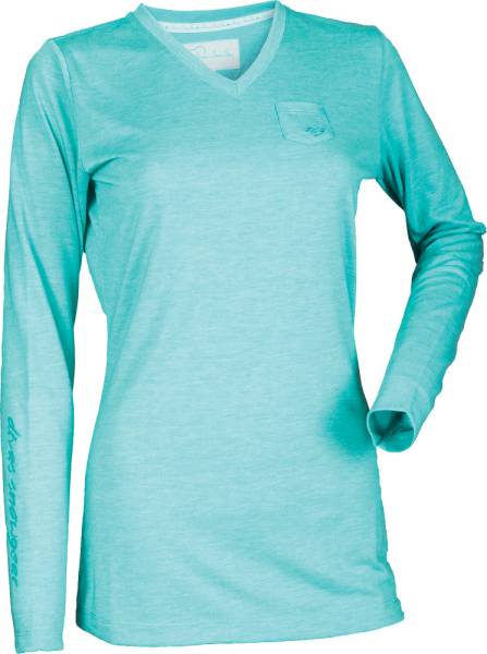 DSG - SIMPLE LONG SLEEVE TEE TEAL 2X - Image 1