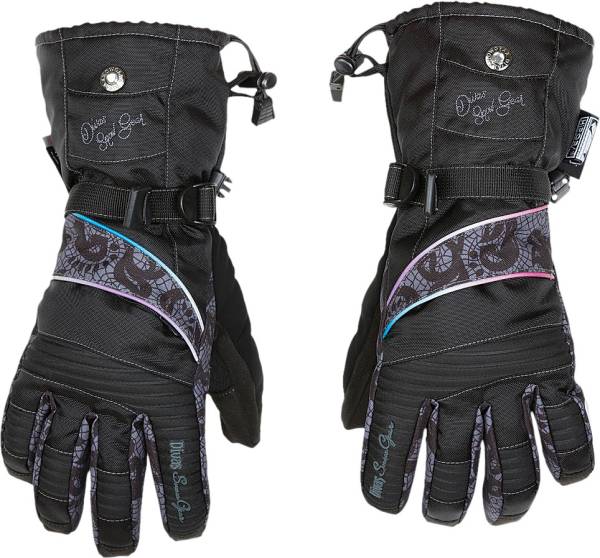 DSG - LACE GLOVES BLACK XS - Image 1