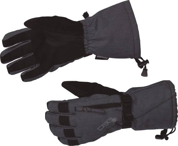 DSG - CRAZE 4.0 GLOVES CHARCOAL BLACK XS - Image 1