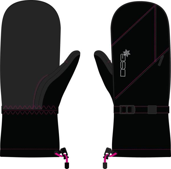 DSG - TRAIL MITTENS BLACK SM - Image 1