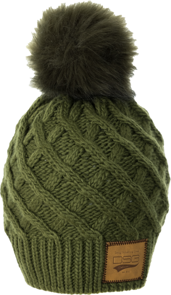 DSG - SOLID POM BEANIE OLIVE - Image 1