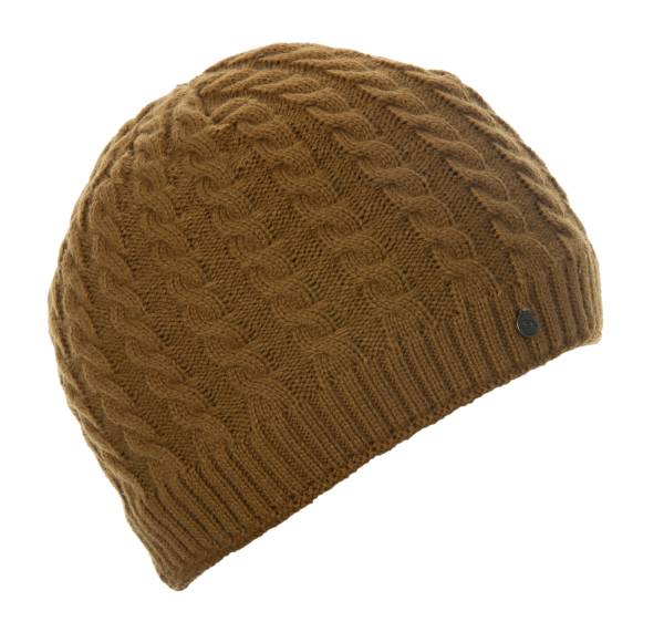 DSG - CABLE KNIT BEANIE TAN O/S - Image 1