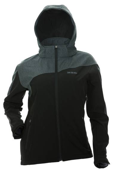 DSG - MALENA SOFTSHELL JACKET BLACK 2X - Image 1