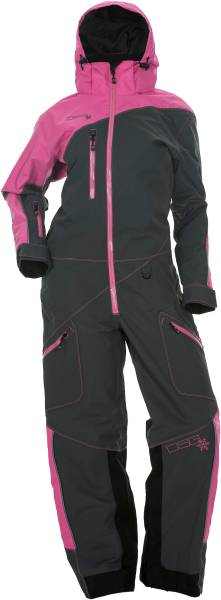 DSG - MONOSUIT W/DROP SEAT PINK/GREY 1X - Image 1