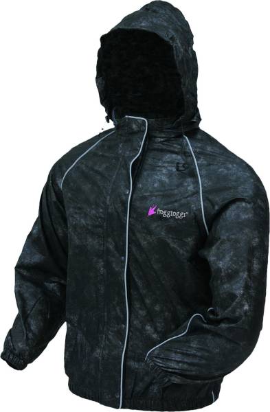 FROGG TOGGS - SWEET T LADIES RAIN JACKET BLACK 2X - Image 1