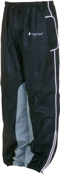 FROGG TOGGS - ROAD TOAD RAIN PANT BLACK 2X - Image 1