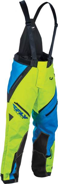 FLY RACING - SNX PRO SNOW BIKE PANTS HI-VIS/BLUE 2X - Image 1