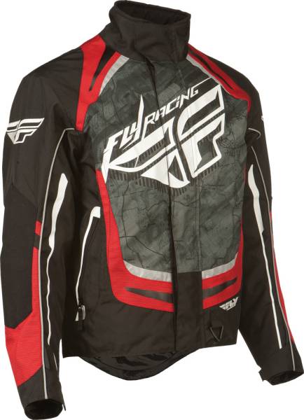 FLY RACING - SNX PRO JACKET BLACK/RED 2X - Image 1