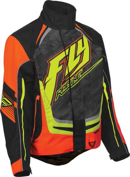 FLY RACING - SNX PRO JACKET XS ORANGE/BLACK - Image 1