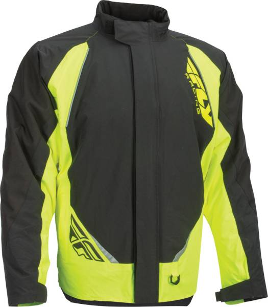 FLY RACING - AURORA JACKET BLACK/HI-VIS 2X - Image 1