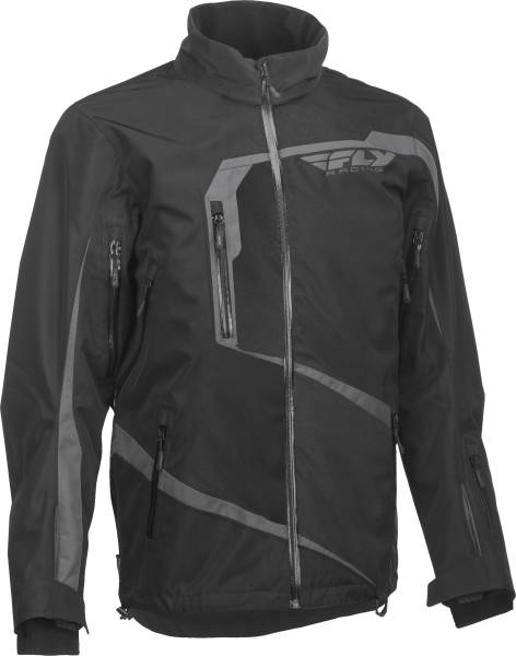 FLY RACING - CARBON JACKET BLACK/GREY 2X - Image 1