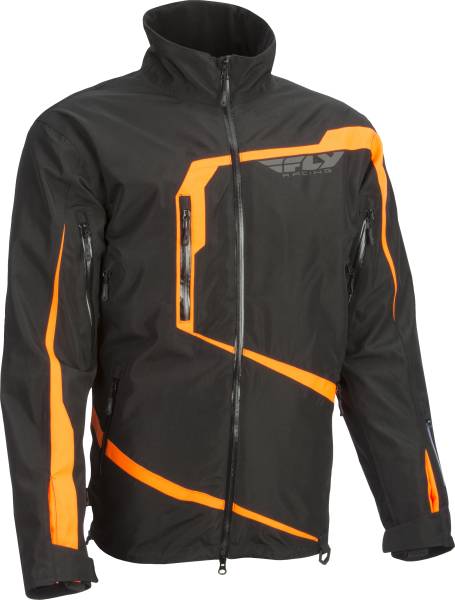 FLY RACING - CARBON JACKET BLACK/ORANGE 2X - Image 1