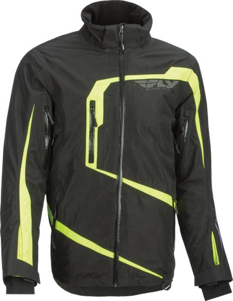 FLY RACING - CARBON JACKET BLACK/HI-VIS 2X - Image 1