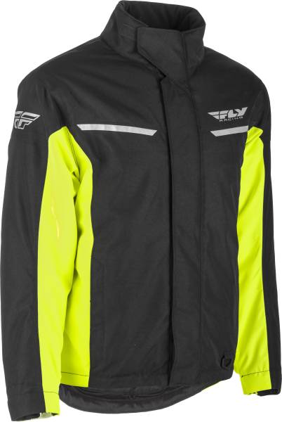 FLY RACING - AURORA JACKET BLACK/HI-VIS 2X - Image 1