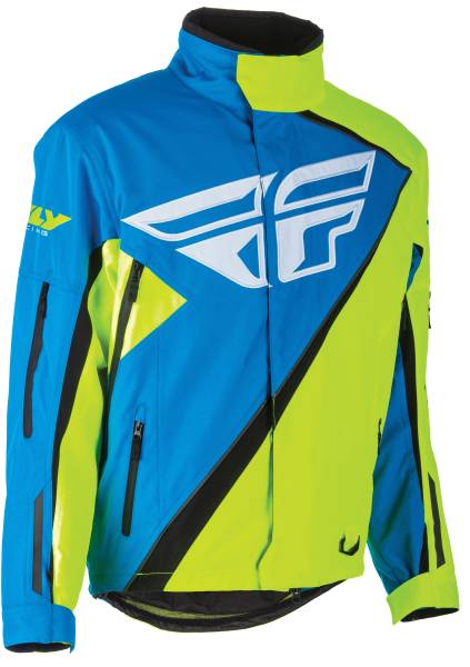 FLY RACING - FLY SNX PRO JACKET BLUE/HI-VIS 2X - Image 1