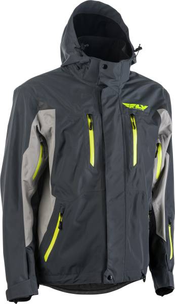 FLY RACING - FLY INCLINE JACKET GREY/CHARCOAL 2X - Image 1