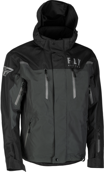 FLY RACING - INCLINE JACKET BLACK/CHARCOAL 2X - Image 1