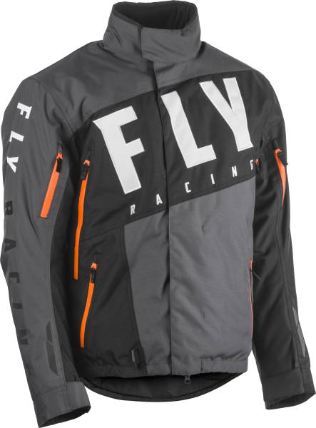 FLY RACING - FLY SNX PRO JACKET BLACK/GREY/ORANGE 2X - Image 1