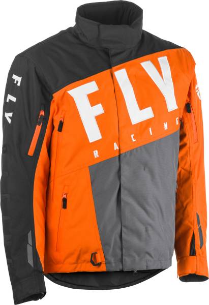 FLY RACING - FLY SNX PRO JACKET ORANGE/GREY/BLACK 2X - Image 1