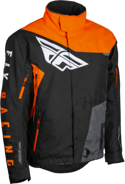 FLY RACING - SNX PRO JACKET BLACK/GREY/ORANGE 2X - Image 1